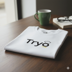 Tryo Branded T-Shirt (White)